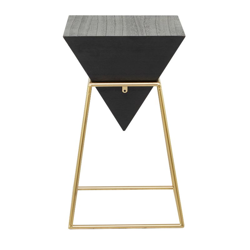 Modern Wood Accent Table Black - Olivia &#38; May, 1 of 7