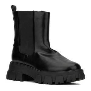 Fashion To Figure Women's Josie Bootie - Wide Width - 10, BLACK - 1 of 4