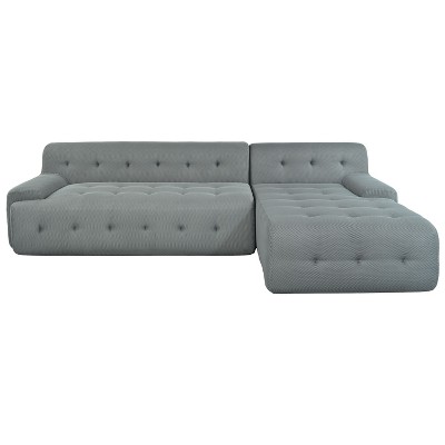 NicBex Modern 107" Sectional Sofa Modular L Shape Sofa Couch with Free Combination for Living Room Apartment