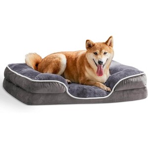 MyDepot Memory Foam Waterproof Dog Bed - Washable Cover, Non-Slip Base - 1 of 3