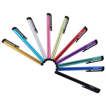 Insten 10-Piece Colorful Universal Touch Screen Stylus Pens For Cell Phone Smartphone Tablet