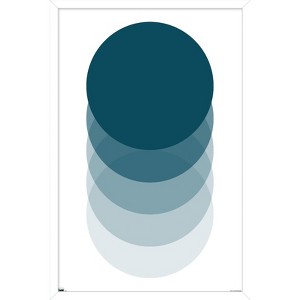 Trends International Tina Lavoie - Blue Sunrise II Framed Wall Poster Prints - 1 of 4