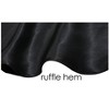 INSPIRE CHIC Women's Plus Size Full Slip Camisole Solid Satin Lotos Leaf Hem Basic Braces Nightgown Dress - 4 of 4