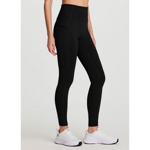 Avalanche Women's Low Profile Micro Fleece Lined Legging with Tech and Zipper Pockets - 1 of 4