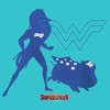 Girl's DC League of Super-Pets Wonder Woman and PB Silhouette T-Shirt - 2 of 4