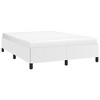 vidaXL Faux Leather Bed Frame, Queen Sized, Modern Style, White Finish, Suitable for 59.8"x79.9" Mattress - 3 of 4