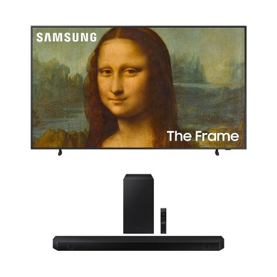 Samsung QN65LS03BA 65" The Frame QLED 4K Smart TV (2022) with HW-Q600B 3.1.2ch Soundbar with Dolby Audio & DTS: X (2022)