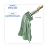 Boardwalk Microfiber Looped-End Wet Mop Head, Large, Green, 12/Carton - image 3 of 4