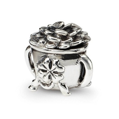 Black Bow Jewelry Sterling Silver Pot-of-Gold Bead Charm