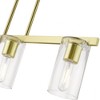 Livex Lighting Clarion 3 - Light Chandelier in  Satin Brass - 2 of 4