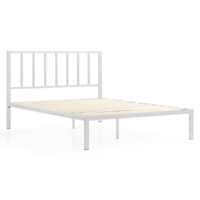 Lori Metal Platform Bed with Vertical Bar Headboard - Brookside Home