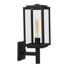 Robert Stevenson Lighting Addison Metal and Glass Outdoor Light Textured Black: ETL & UL Listed, 17" Height, 1-Way Sconce - 4 of 4