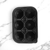 Unique Bargains Ice Tray New 6-Cavity Diamond Ice Mould Irregular Hand Wash Only Silicone 6.57"x4.57"x1.97" 1 Pc - 2 of 3