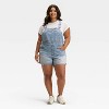 Women's Denim Shortalls - Universal Thread™ - 3 of 3