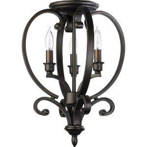 Quorum Lighting Bryant 3-Light Pendant, Oiled Bronze, 12.5W, 16.5H - 1 of 1