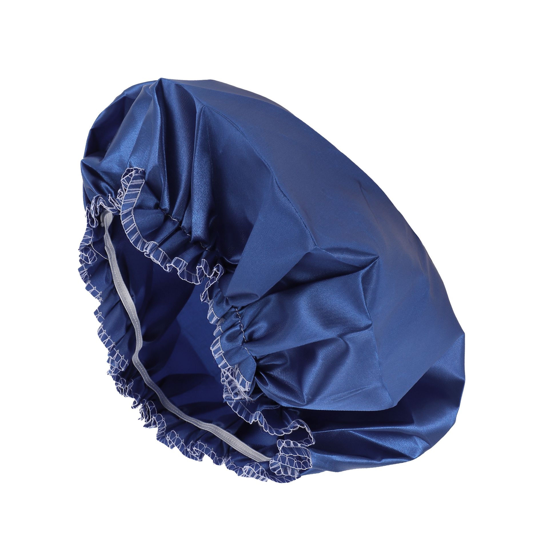 Unique Bargains Women's Waterproof Shower Cap Blue 1 Pc