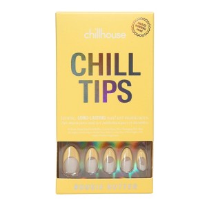 Chillhouse Chill Tips Press-On Fake Nails - Bougie Butter - 24ct - 1 of 4