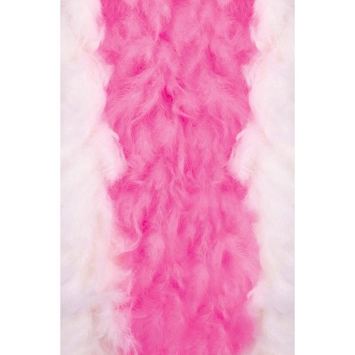 1.25 Pink Boa Print Strap