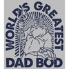 Men's The Little Mermaid The Little Mermaid King Triton World's Greatest Dad Bod T-Shirt - 2 of 4