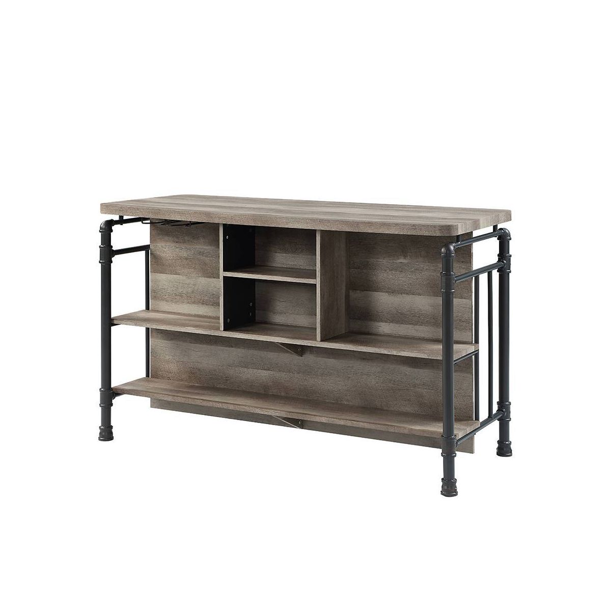 Acme Furniture Edina Console Table Antique Oak/Sandy Gray Finish - thumbnail 7
