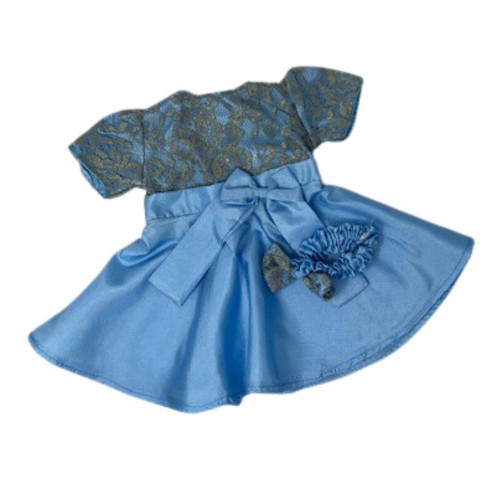 Doll Clothes Superstore Blue Ruffle Dress Fits Cabbage Patch Kid Dolls :  Target