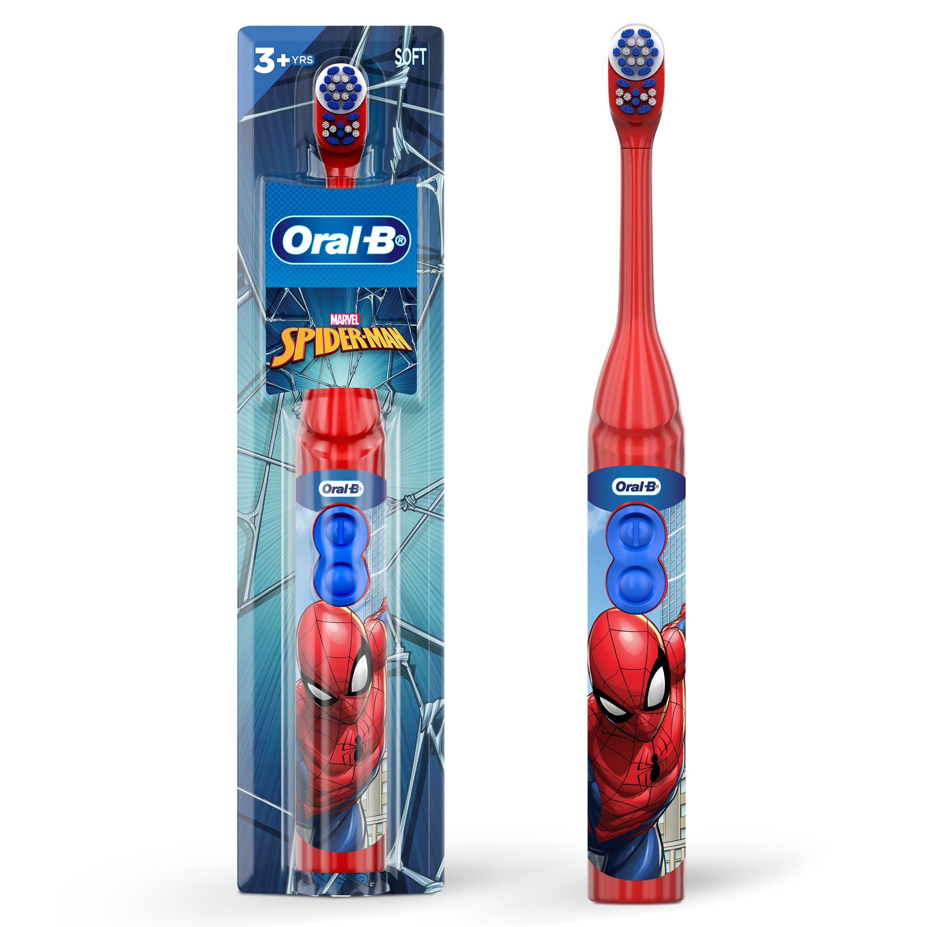 Oral-B Kid's Battery Toothbrush featuring Marvel's Spider-Man - Soft Bristles