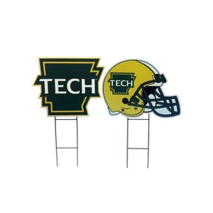 NCAA Arkansas Tech Wonder Boys Logo and Helmet 2pk Yard Sign Set - 1 of 1