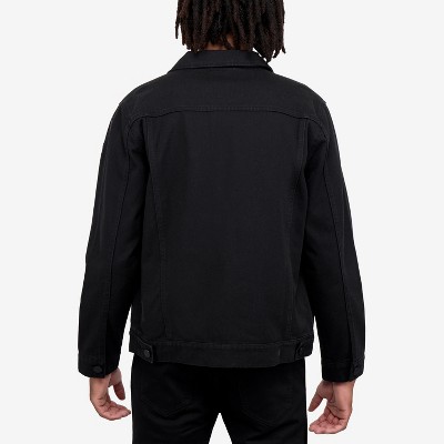 Мужские куртки X RAY Men's Denim Jacket in JET BLACK Size L — фото 2