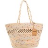 Magid Natural Cotton Woven Confetti Twist Shoulder Tote - 3 of 4