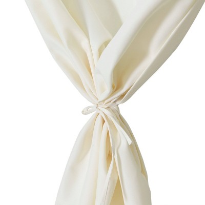 Kinzie Teak and Cream Acacia Wood Outdoor Daybed with Cushions