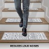 World Rug Gallery Modern Geometric Non-Slip Stair Treads - 4 of 4