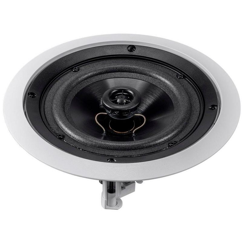 Monoprice 2-Way Polypropylene Ceiling Speakers - 6.5 Inch (Pair) With Paintable Grille - Aria Series, 5 of 7