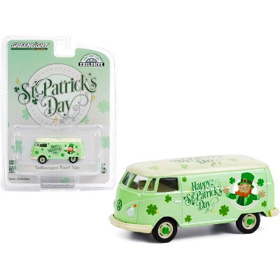 Volkswagen Panel Van "St. Patrick's Day 2021" "Hobby Exclusive" 1/64 Diecast Model by Greenlight