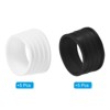 Unique Bargains Silicone Non-Slip Wear-Resistant Badminton Racket Handle Grip Rings 10 Pcs - 2 of 4