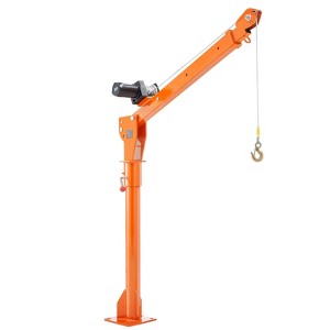 VEVOR Electric Pickup Truck Crane, 1100 lbs, Folding Truck-Mounted Bed Crane with Electric Winch 3500 lbs, Steel Pickup Truck Jib Crane Hoist - 1 of 4
