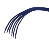 Elerevyo Round Rope Dual Colored Striped 0.2" Thick Boot Sneakers Shoelace 3 Pairs - 3 of 4