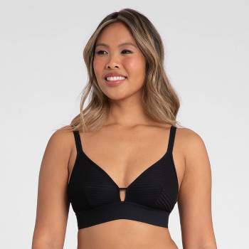 Madewell x Lively™ Mesh-Trim No-Wire Bra in Burnished Mahogany