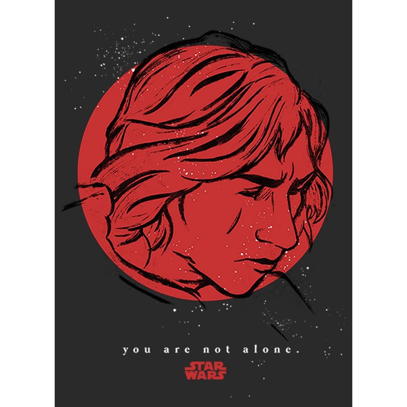 Men's Star Wars The Last Jedi Kylo Ren You Are Not Alone T-Shirt, 2 of 6