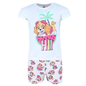 Textiel Trade Girl's Paw Patrol Fruit Tee and Short Pajama Set