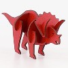 Little & Wood: Woodlet: Medium - Triceratops - Red, 3D Wooden Kit-Set, Ages 6+ - 4 of 4