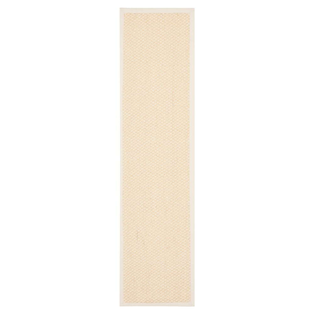 2'x8' Runner Carson Natural Fiber Cream - Safavieh