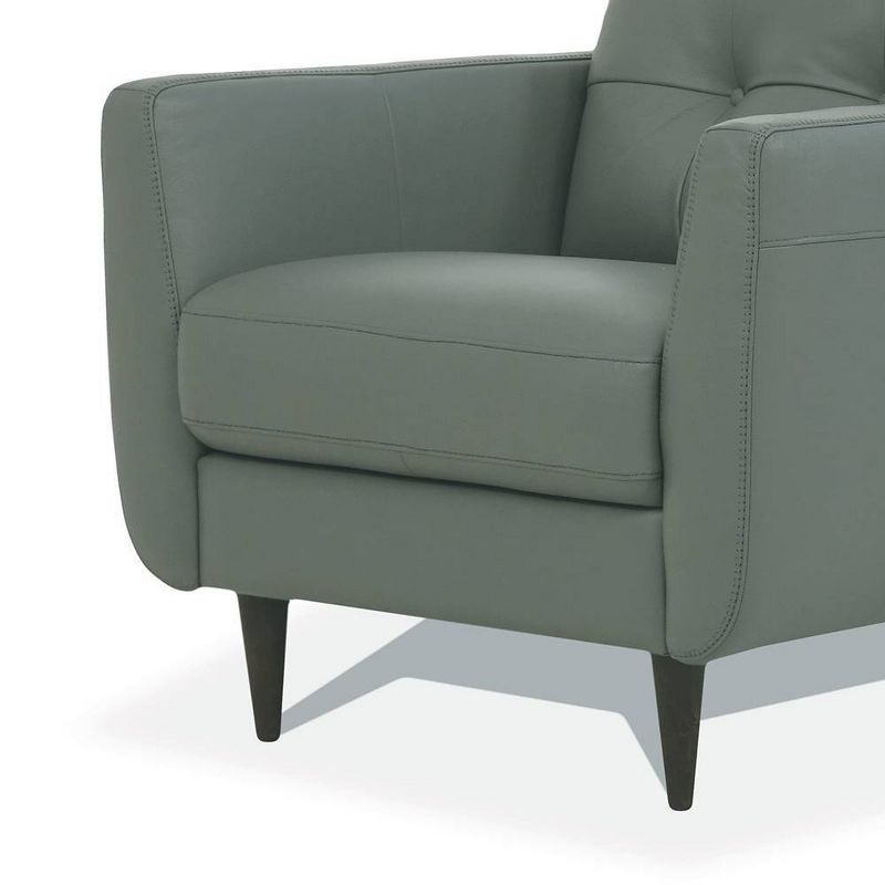 35&#34; Radwan Chair Pesto Green Leather - Acme Furniture, 6 of 9