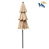 Gulches 9Ft 3-Tiers Outdoor Patio Umbrella with Crank and tilt and Wind Vents for Garden Deck Backyard Pool Shade Outside Deck Swimming Pool - 4 of 4