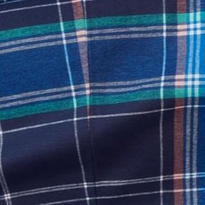 blue plaid