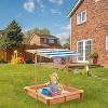 Mlmh & Kngwa 46.5"W Kids Sandbox with Adjustable Canopy - 2 of 4