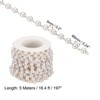 Unique Bargains Faux Pearl Beading Chain with Spool for DIY Necklace Bracelet - 2 of 4