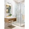 Vaughn Mid-Century Modern 2-Light Wall Sconce - Damp Rated, Incandescent, 60W, Schoolhouse Glass - 4 of 4
