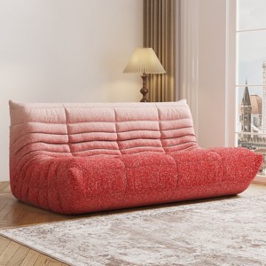 SYFERLORY Armless 3-Seat Togo THREE Seater Large Bean Bag Sofa - 1 of 4