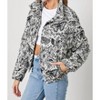 Women's Fantasia Floral Jacquard Puff Jacket - Polagram - 3 of 4