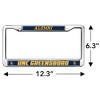 UNC Greensboro Alumni Design Full Size Standard License Plate Metal Frame - 4 of 4